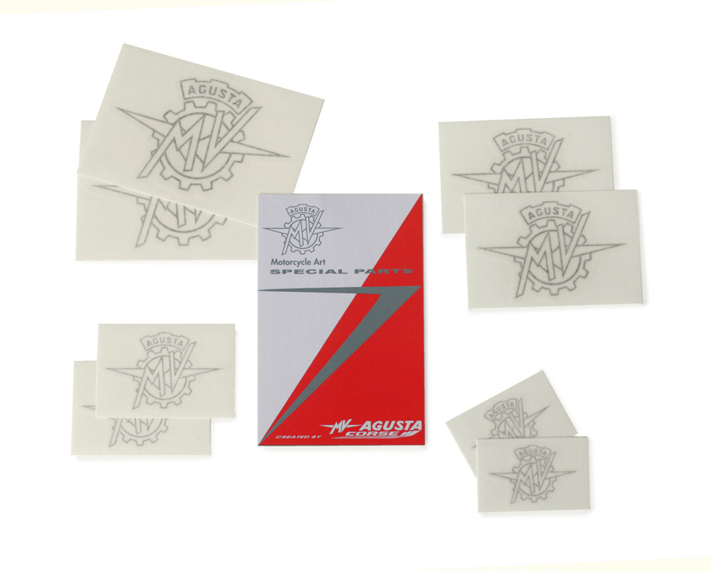 MV Agusta assorted stickers kit titanium