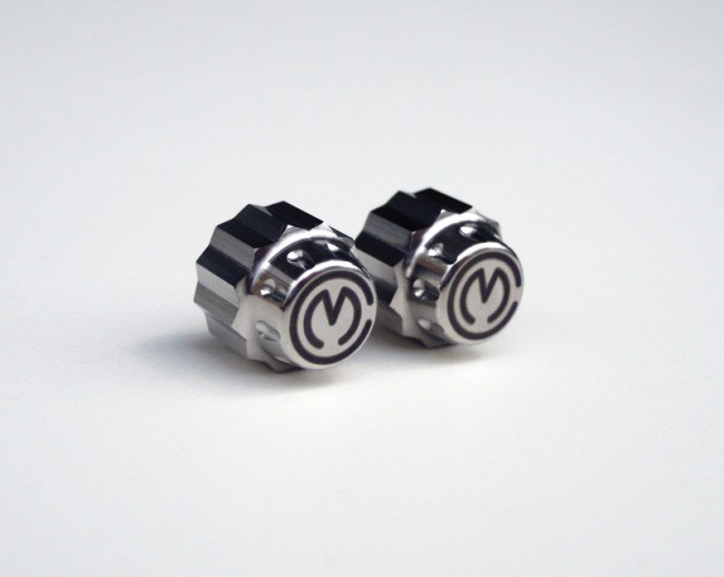 Titanium valve caps kit rims - MotoCorse