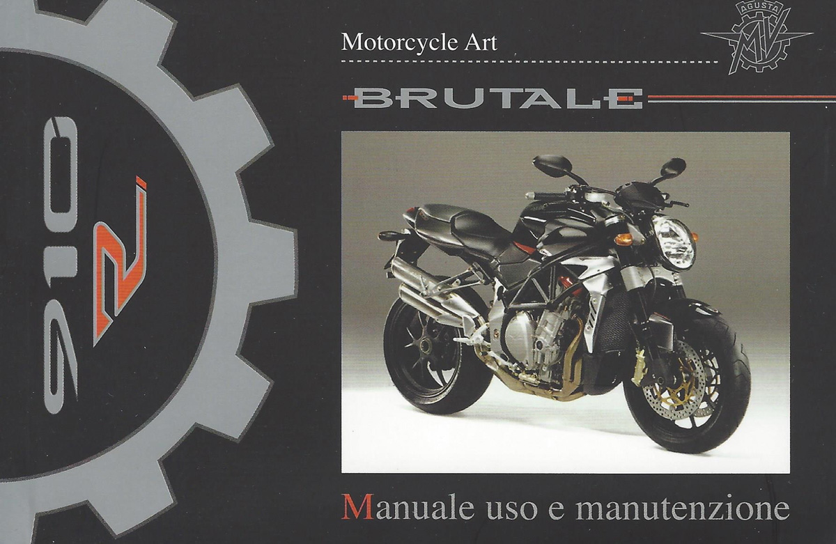 MV Agusta Ägarhandbok Brutale 910 R
