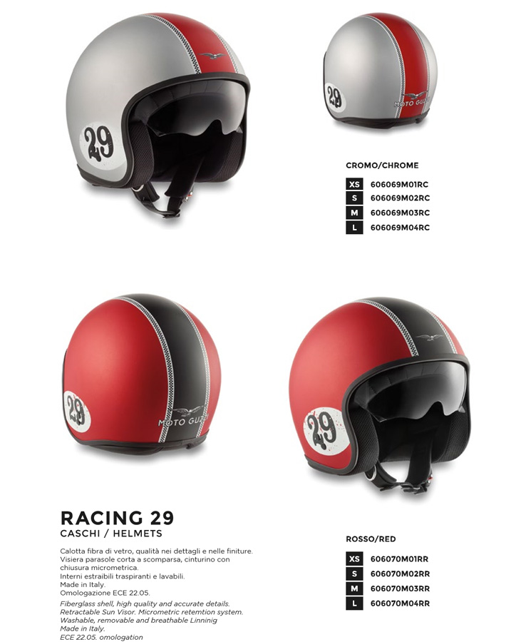 CASCO RACING 29 Rosso - Moto Guzzi - 2