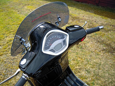 WSADZXC77 Für Vespa GTS 125 250 300 2021 Granturismo Handyhalter Motorrad  CNC Lenker Mobile GPS Ständer Halterung (Color : Mirror Type Black)