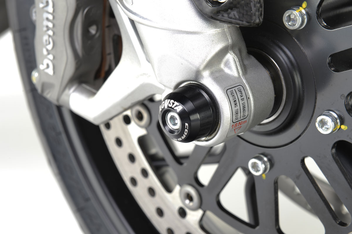Front wheel axle protector