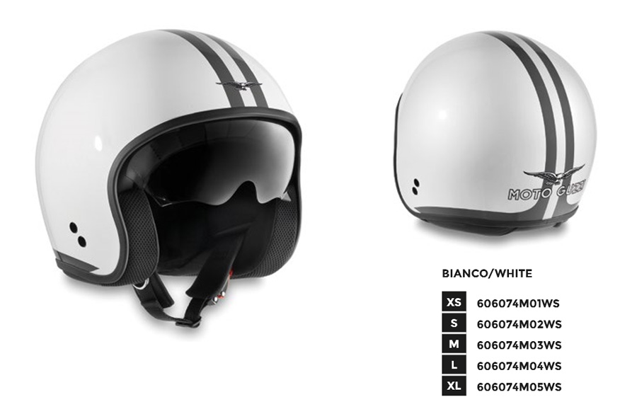 CASCO Stripes Bianco - Moto Guzzi - 2