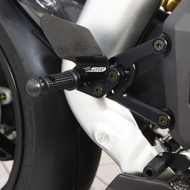 Adjustable Footrests "Pista" black 
