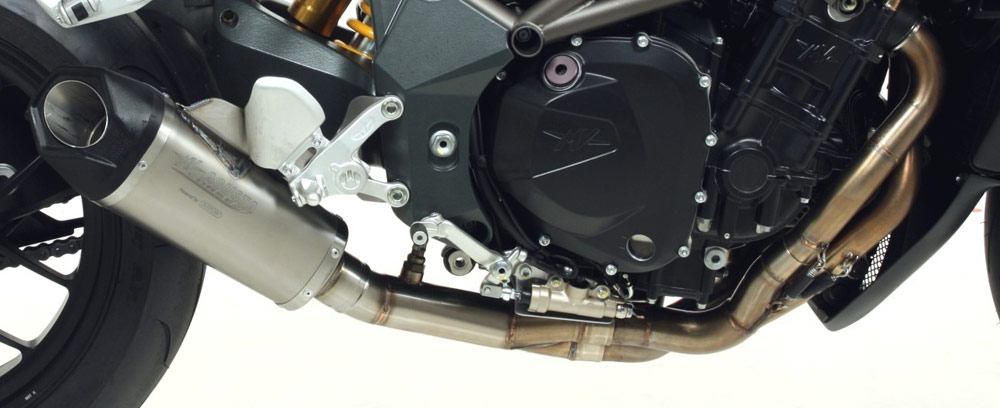 Open exhaust system titanium MV Agusta Brutale 4-cyl ABS - MV Agusta Corse 