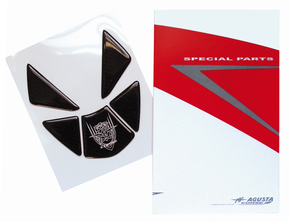 Fuel tank sticker carbon 