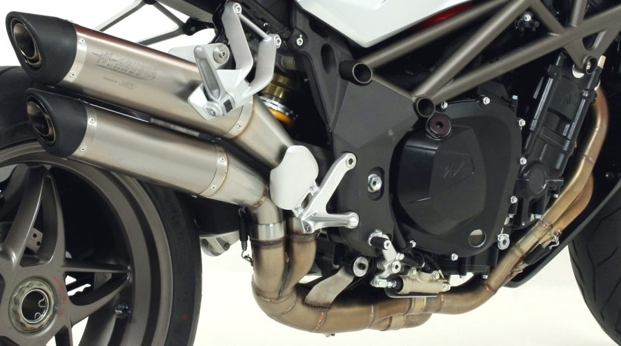 Open exhaust system inox MV Agusta Brutale 4-cyl 2010 - MV Agusta Corse 