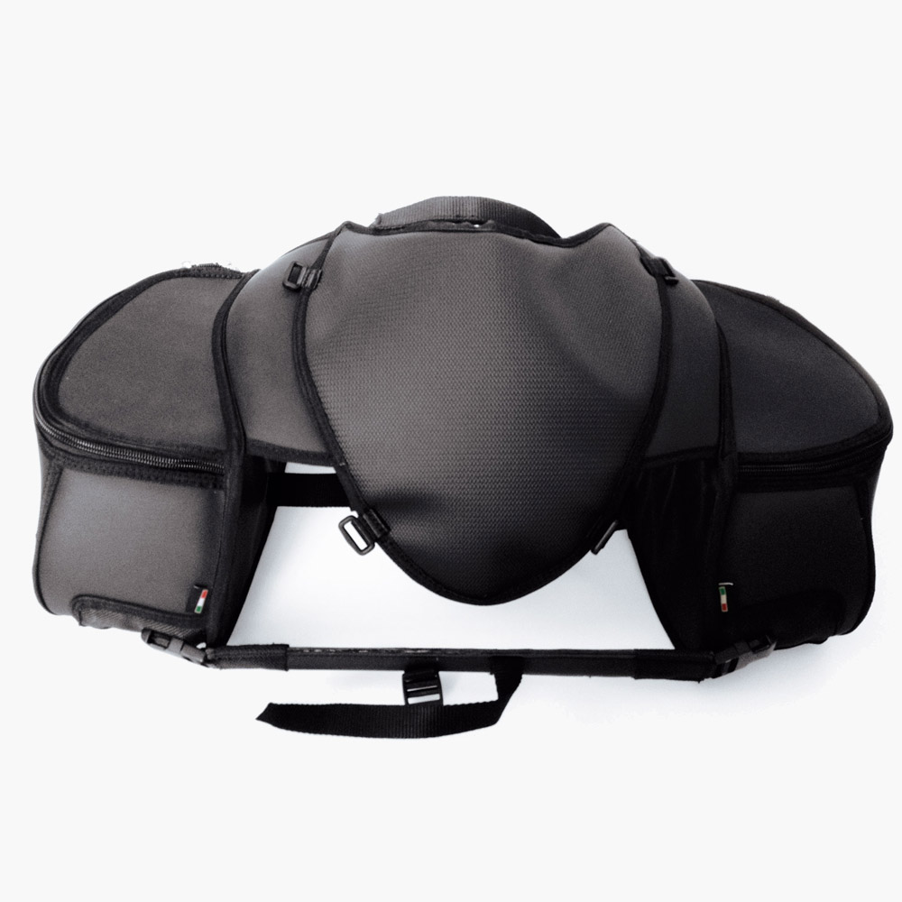 Rear seat bag fixing base