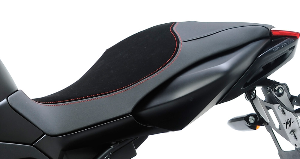 Seat rider/passenger black 