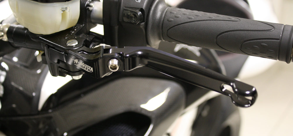 Fold up clutch lever black 