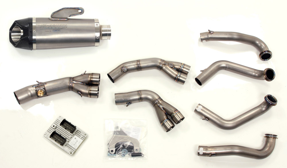 Full Titanium exhaust system Brutale MV Agusta 4-cyl - MV Agusta Corse