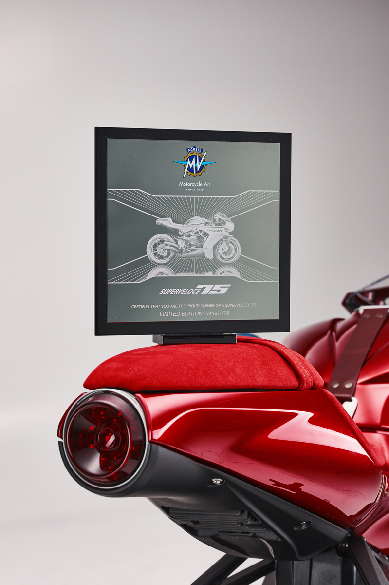 MV Agusta Superveloce 75 Anniversario - 2020 - 19