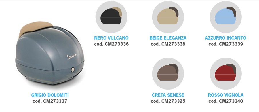 Top-box kit excl carrier - Vespa - 2