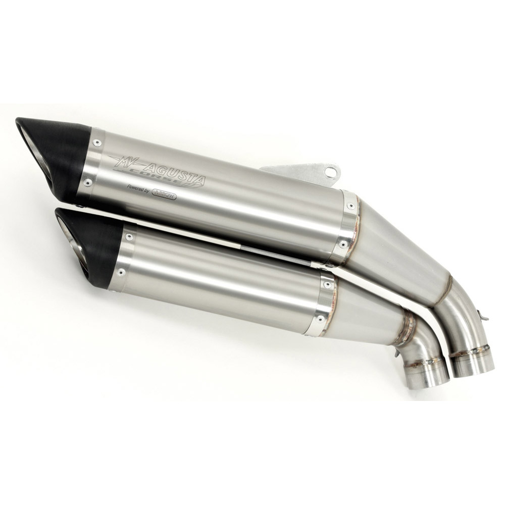 Open silencers inox MV Agusta Brutale 4-cyl 2010 - MV Agusta Corse
