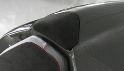 Back pad F4 leather/alcantara (monoposto models)