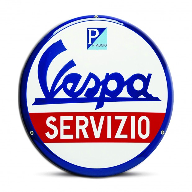 Vespa Service sign