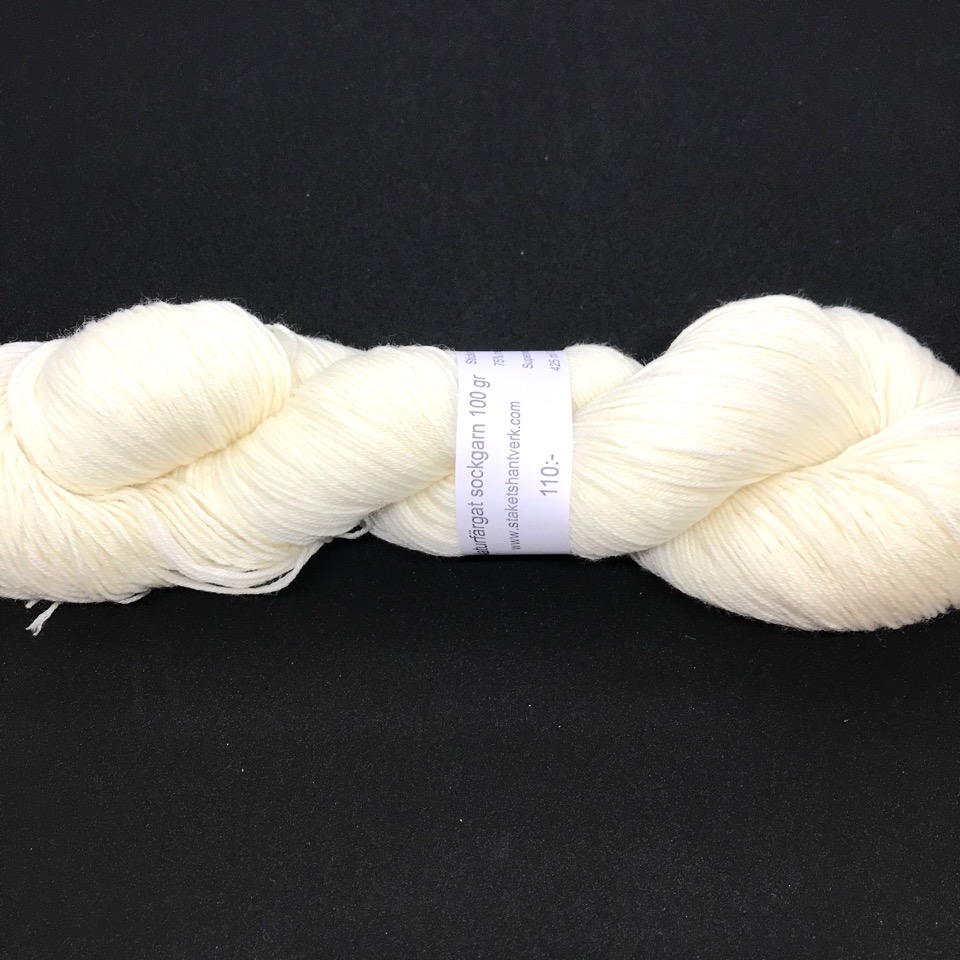 Naturfärgat Sockgarn 100 gr 