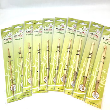 Bamboo interchangable Tunisian Crochet hooks KnitPro