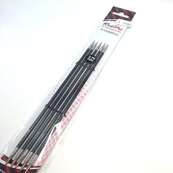 Karbonz Double Pointed Needles 20 cm  1,25 - 6 mm