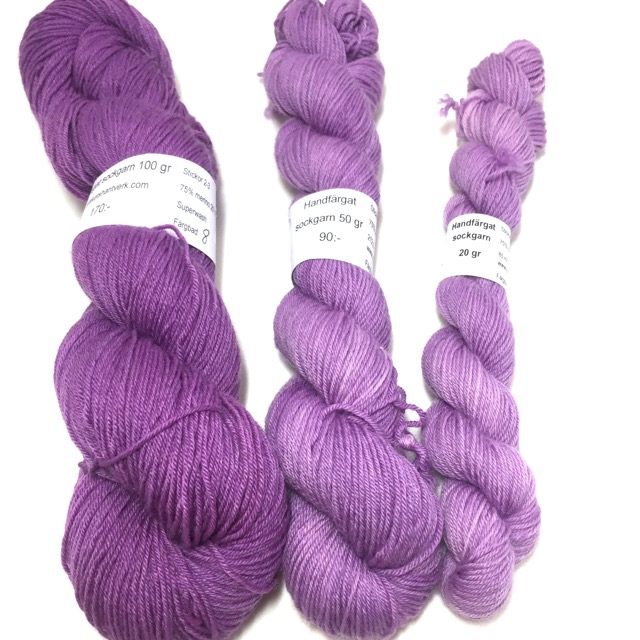 Ofärgat sockgarn