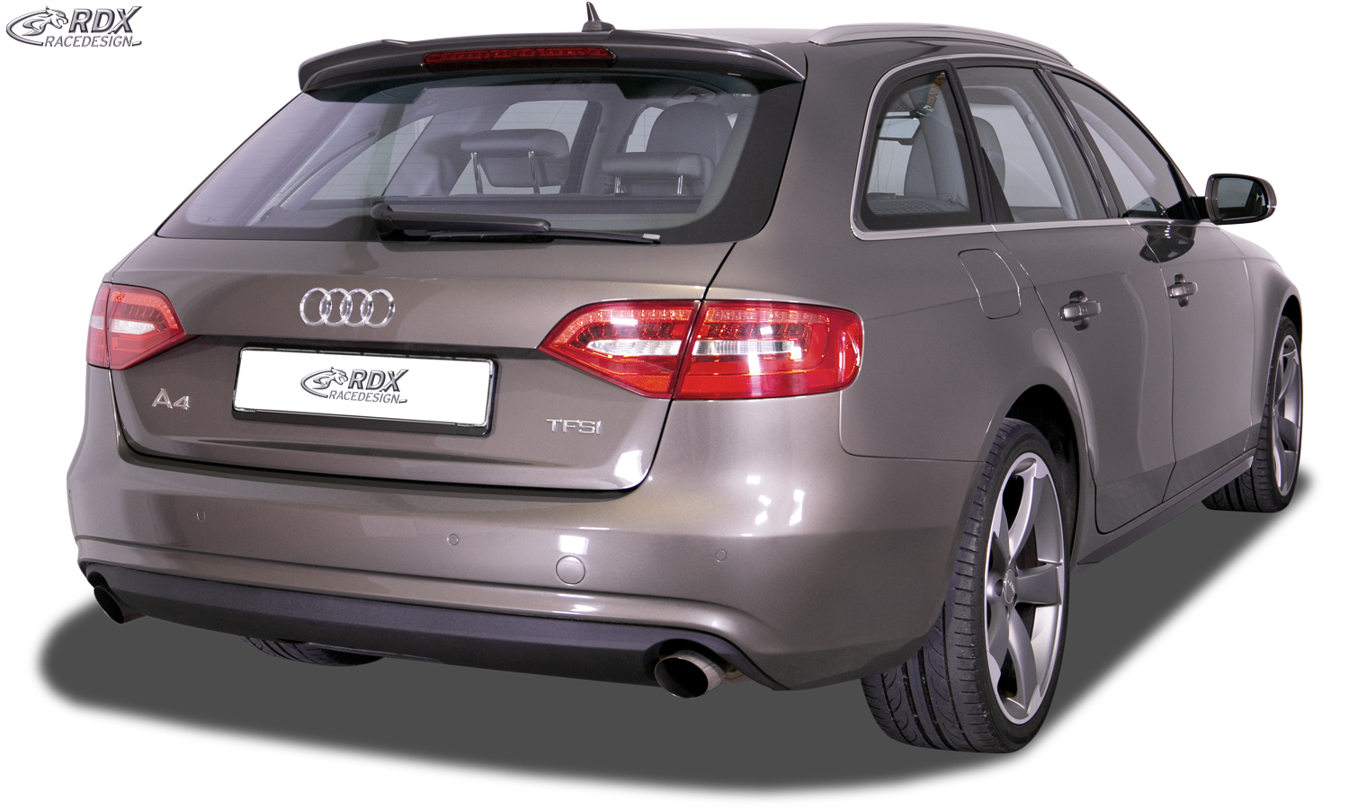 RDX Roof Spoiler for AUDI A4 B8, B81, 8K Avant / StationWagon (2008-2015) Rear Wing Trunk Spoiler - 5