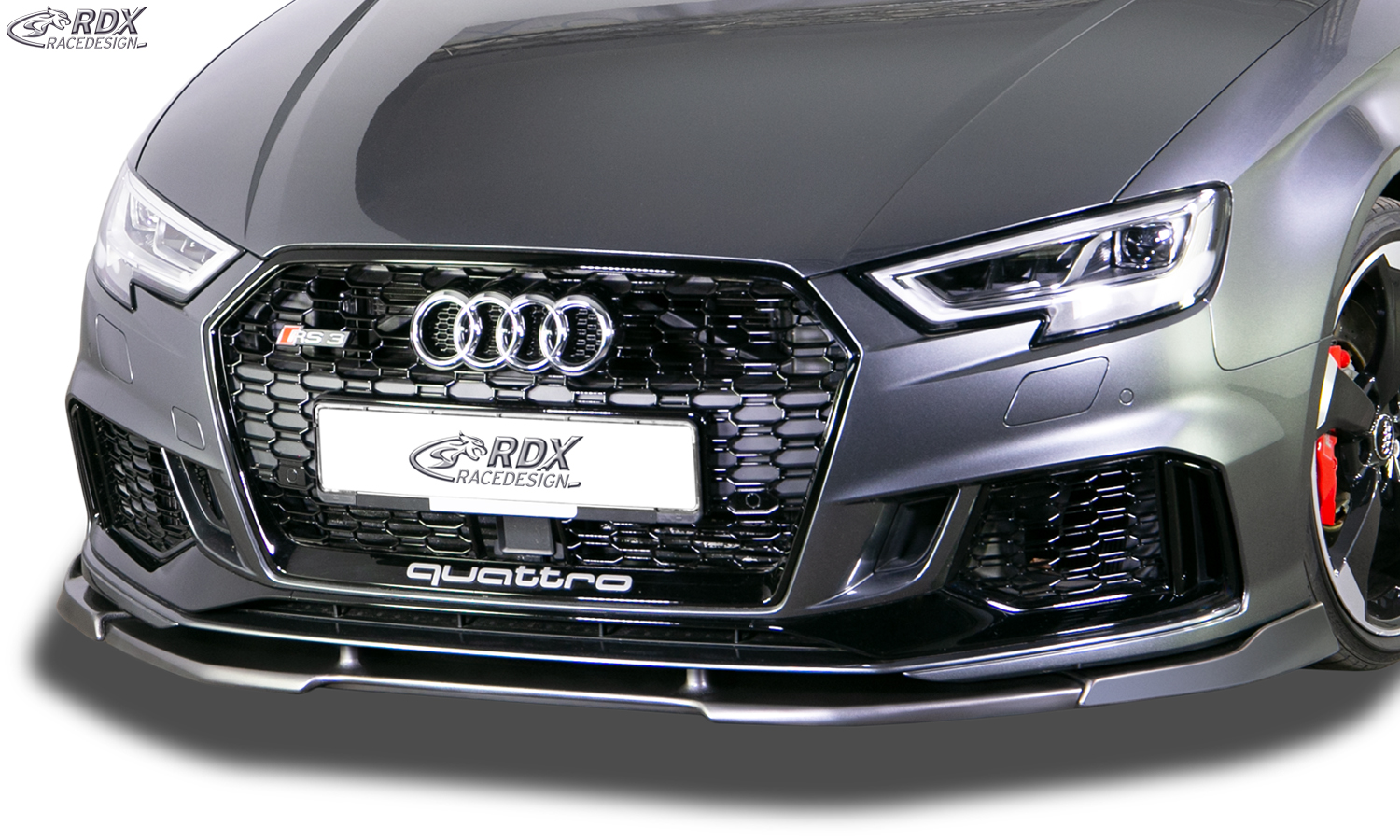 RDX Front Spoiler VARIO-X for AUDI RS3 8V 2017+ Front Lip Splitter - 2
