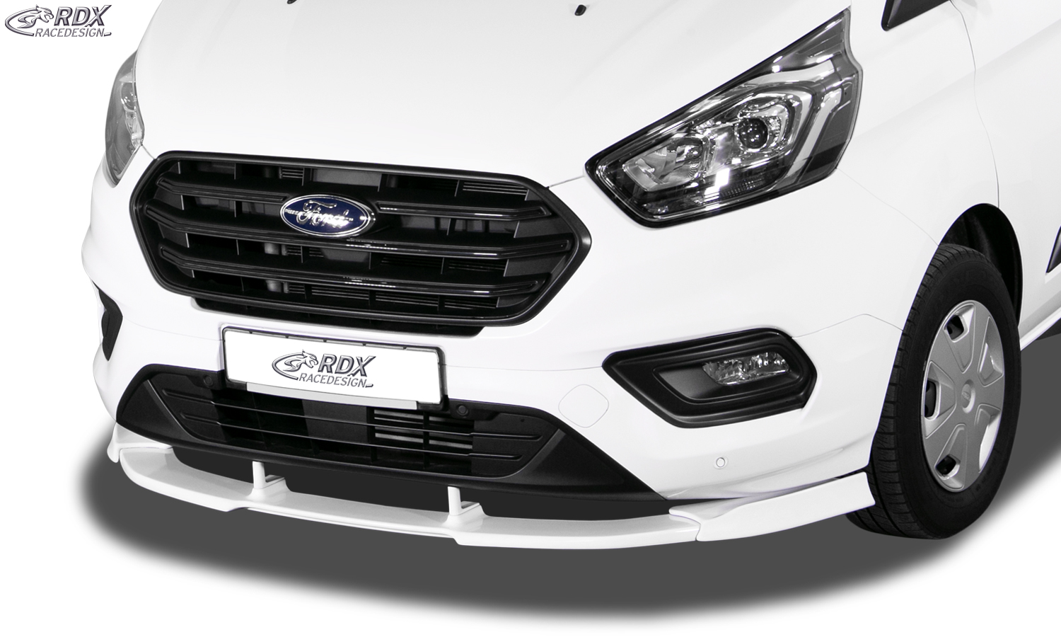 RDX Front Spoiler VARIO-X for FORD Transit / Tourneo Custom MK7 2018+ Front Lip Splitter