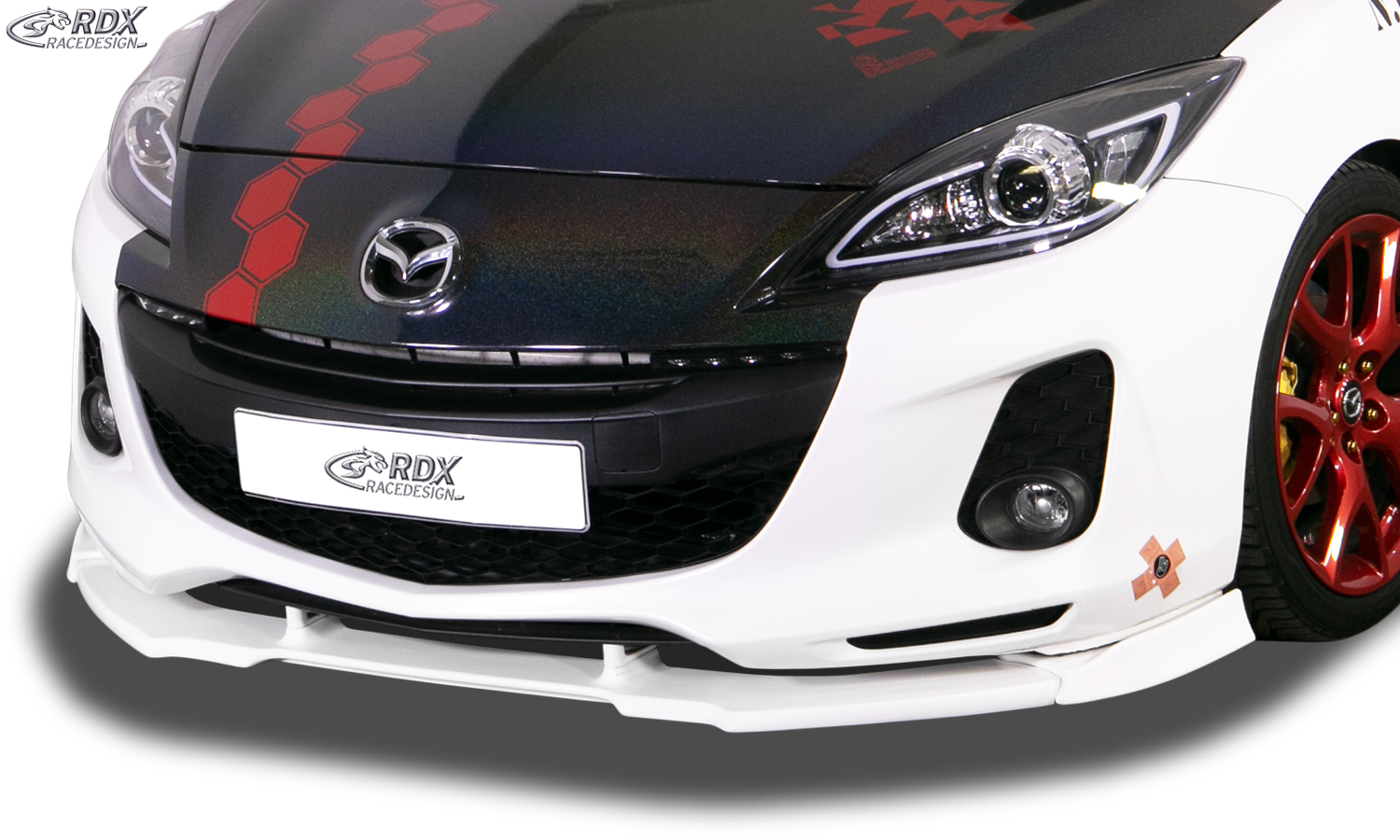 RDX Front Spoiler VARIO-X for MAZDA 3 (BL) 2011-2013 Front Lip Splitter - 3