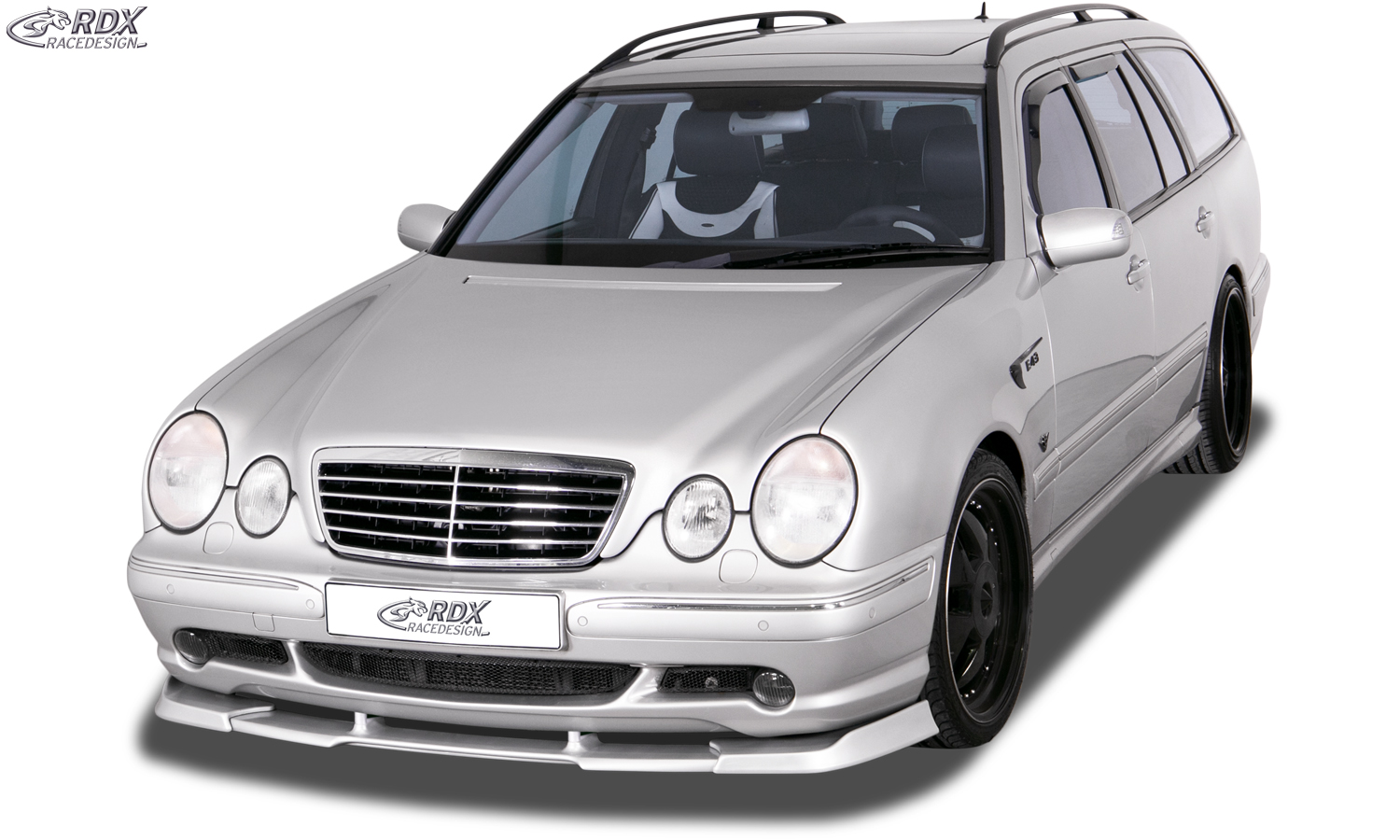 RDX Front Spoiler VARIO-X for MERCEDES E-class W210 AMG 1999-2002 Front Lip Splitter