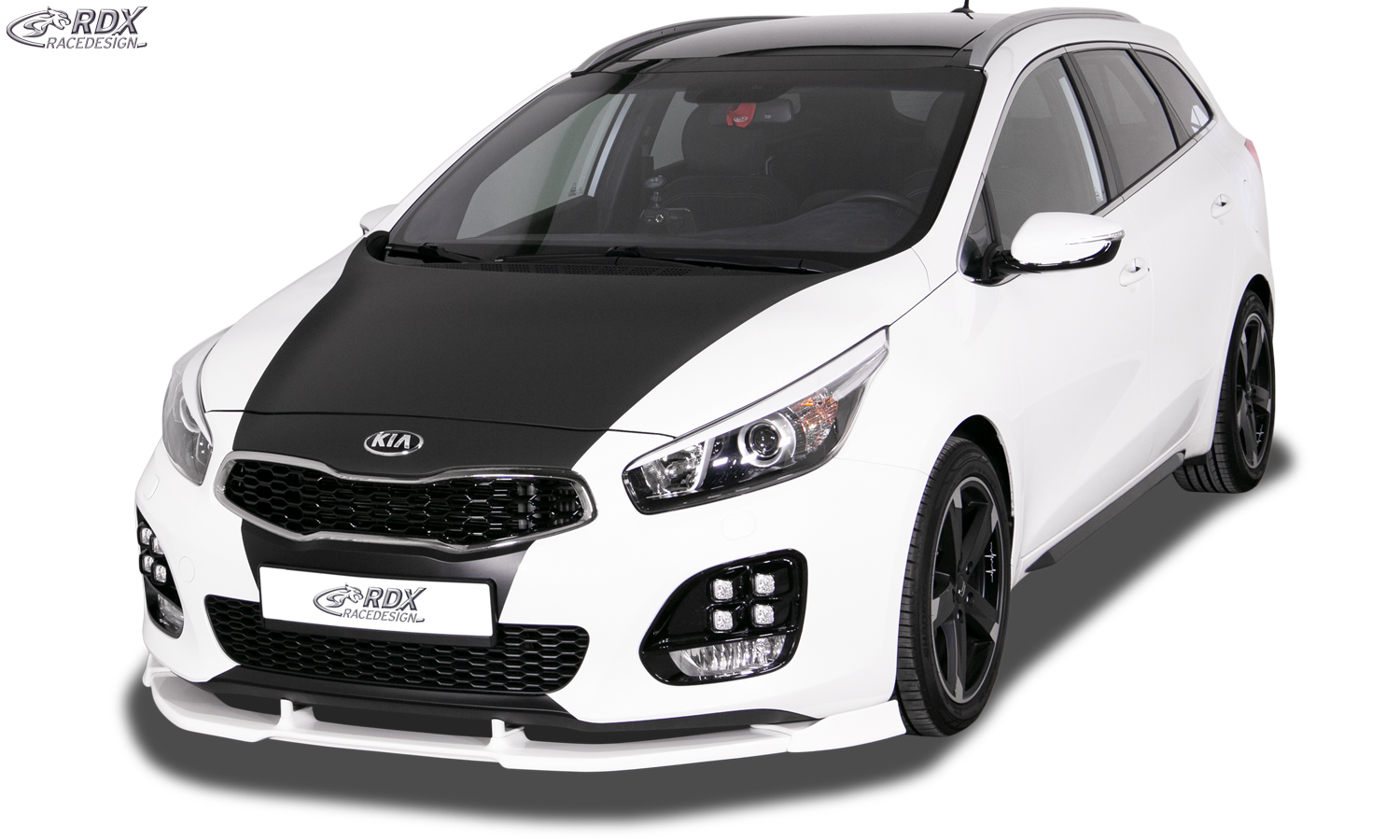 RDX Front Spoiler VARIO-X for KIA Ceed, Ceed SW, Pro Ceed GT & GT-Line Typ JD (2015+) Front Lip Splitter