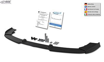 RDX Front Spoiler VARIO-X for MERCEDES CL-Class C216 (-2010) Front Lip Splitter