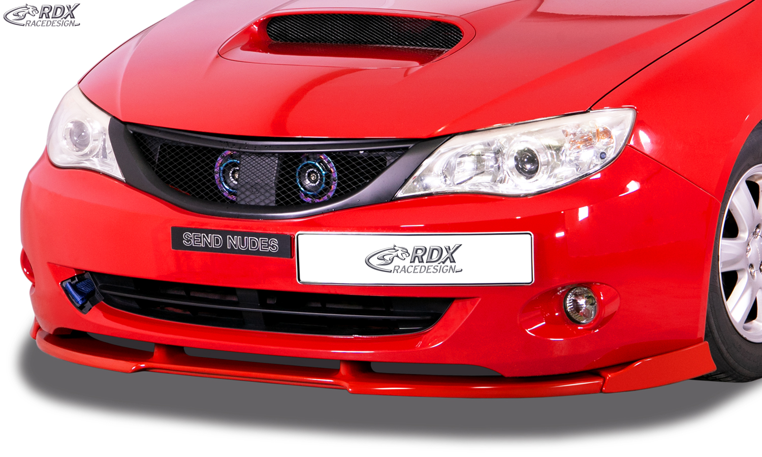 RDX Front Spoiler VARIO-X for SUBARU Impreza (GR) 2007-2011 Front Lip Splitter - 3