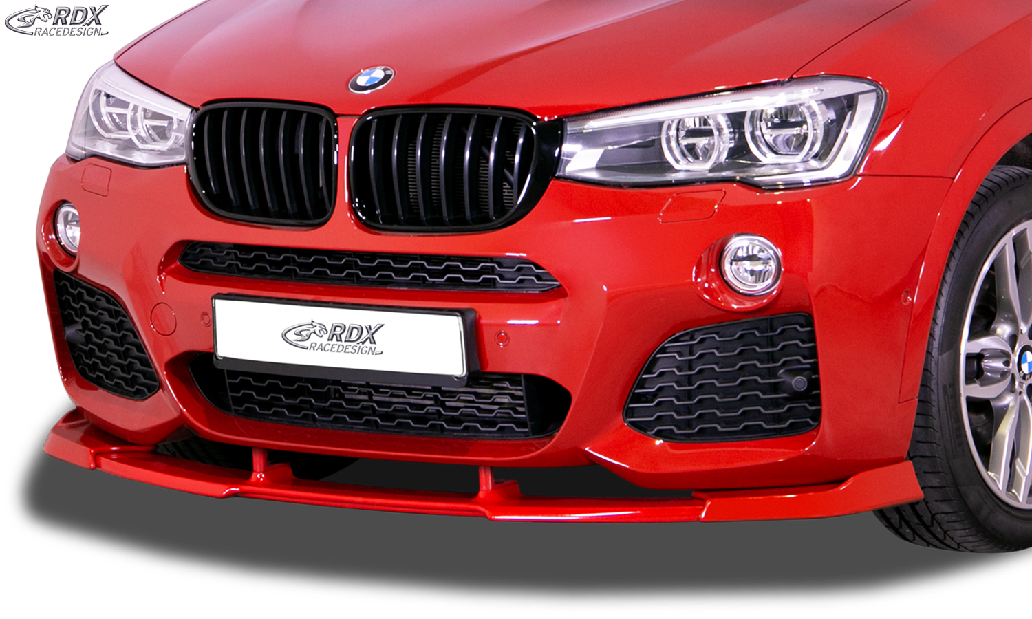 RDX Front Spoiler VARIO-X for BMW X3 F25 M-Sport & M-Technic 2014-2017 Front Lip Splitter - 2