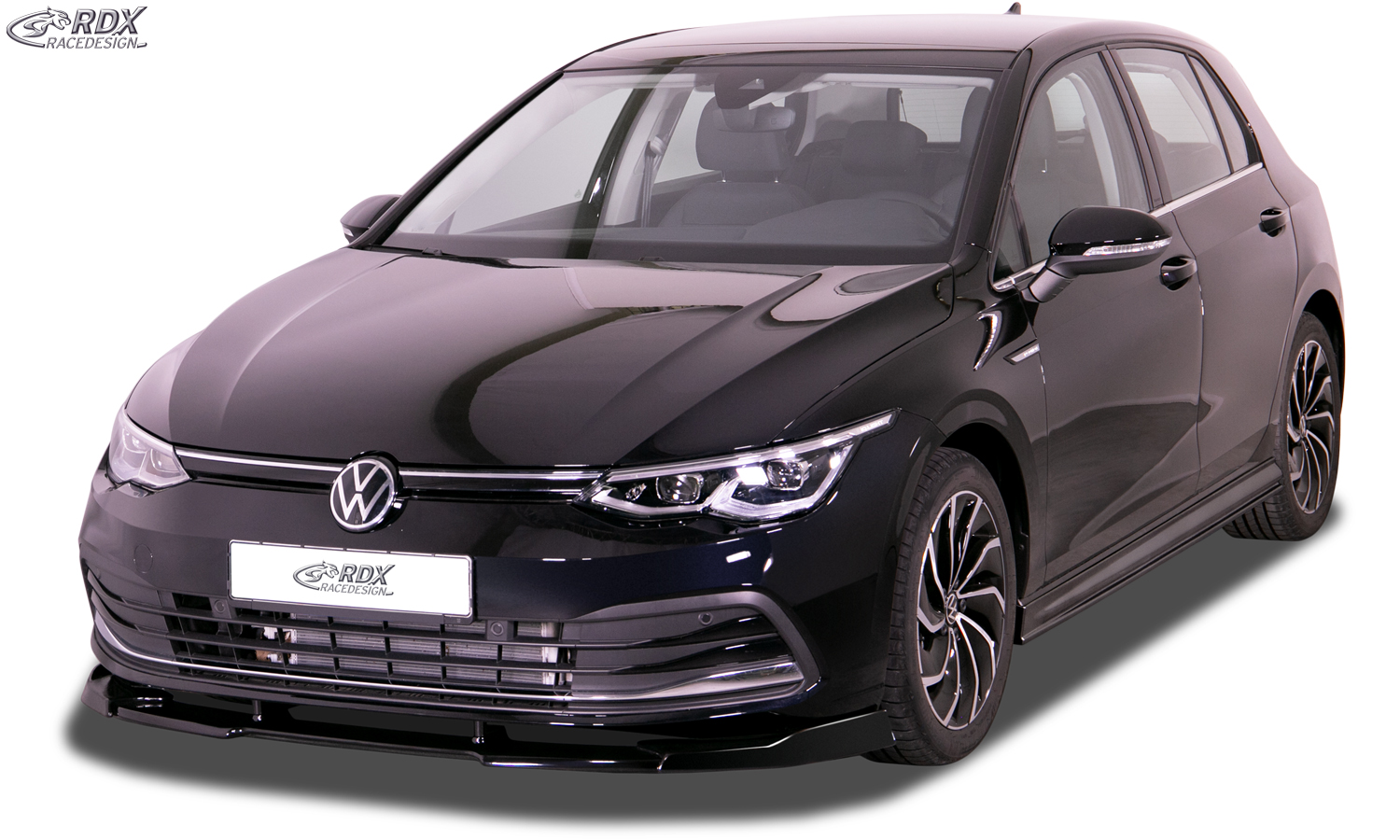 RDX Front Spoiler VARIO-X for VW Golf 8 Front Lip Splitter