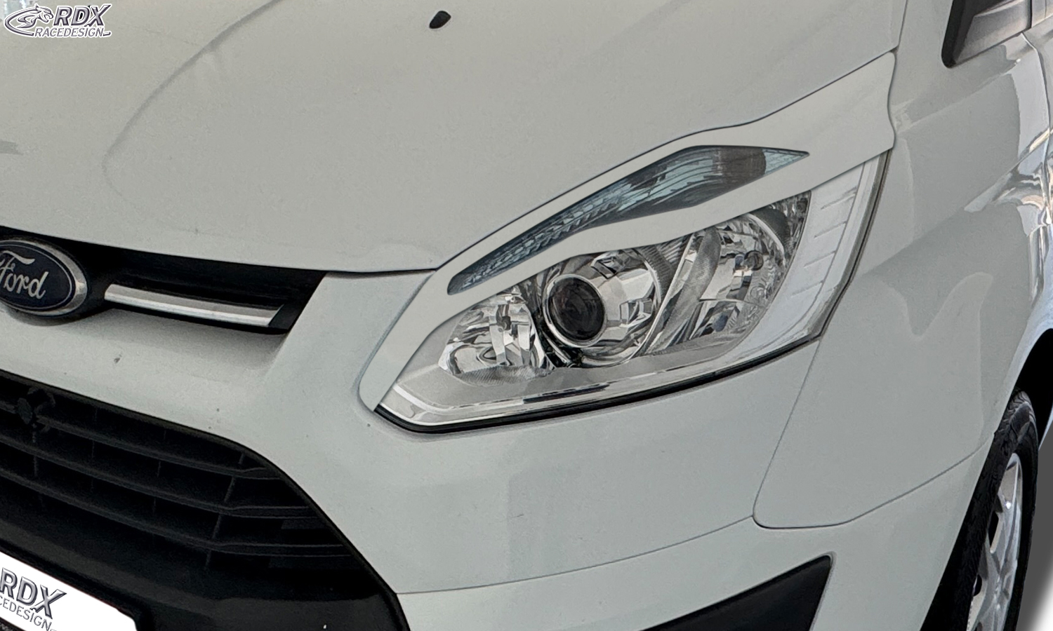RDX Headlight Covers for FORD Transit Custom & Tourneo Custom (2012-2018) Light Brows - 4