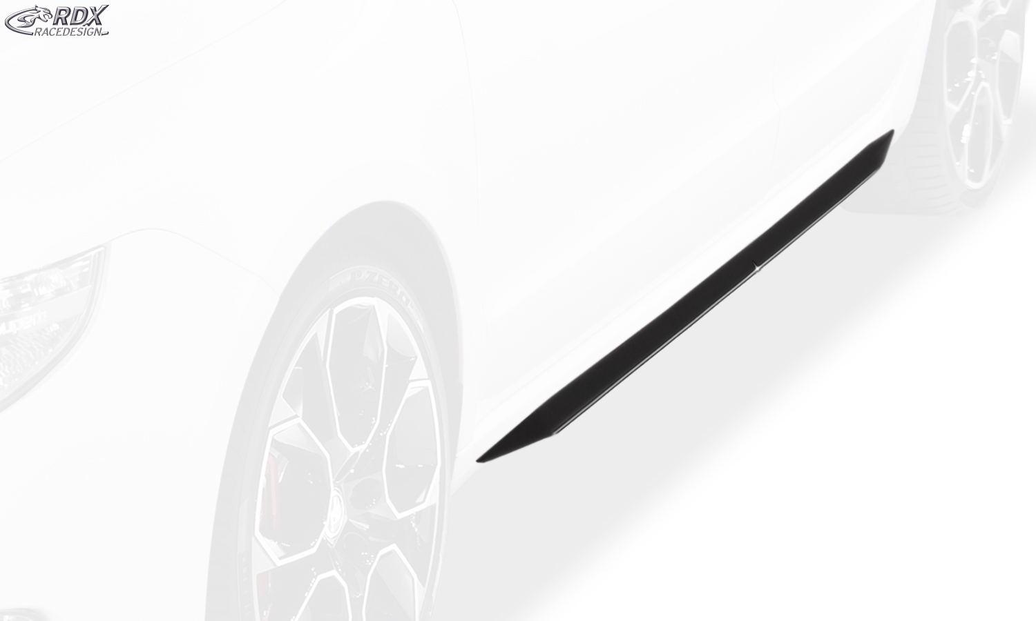 RDX Sideskirts for SKODA Superb 2 (3T) "Slim" - 3