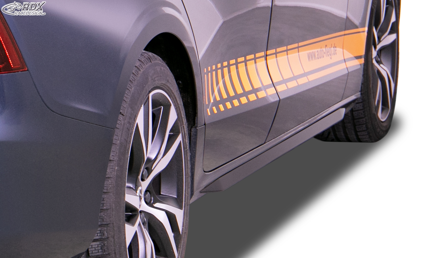 RDX Sideskirts for VOLVO V60 / S60 2018+ "Slim" - 3