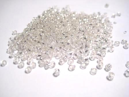 Seedbeads  silverlined- Clear