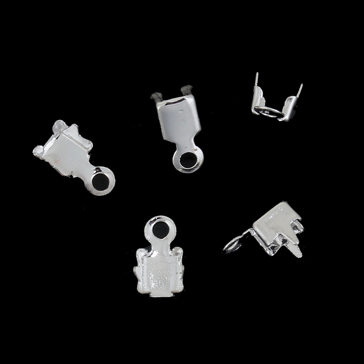 Fäste till strasskedja /Trim/Cupchain, 3x3mm. Silver