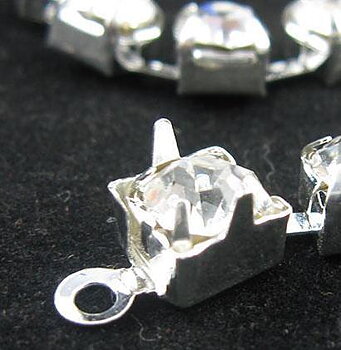 end connector trim / cupchain SS10 silver