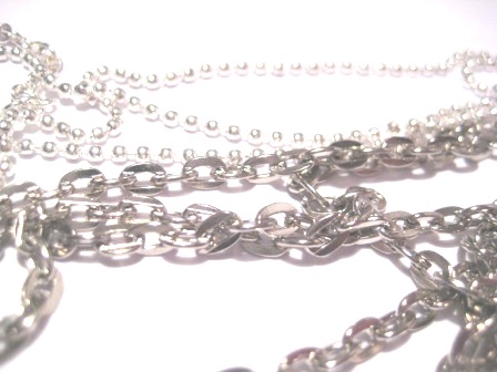 Chain link large silver - 3