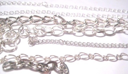Chain link large silver - 4