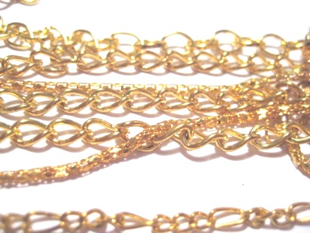 Chain link mix gold