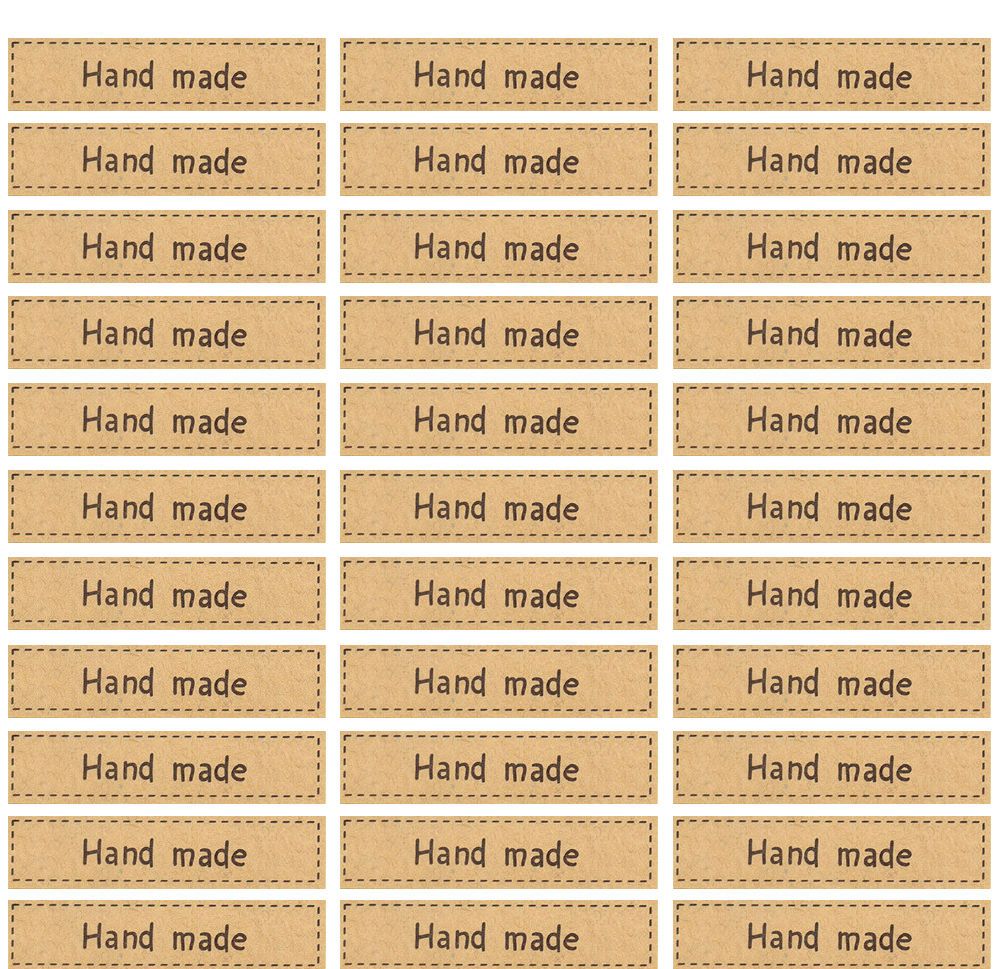 Stickers "Hand made" straight
