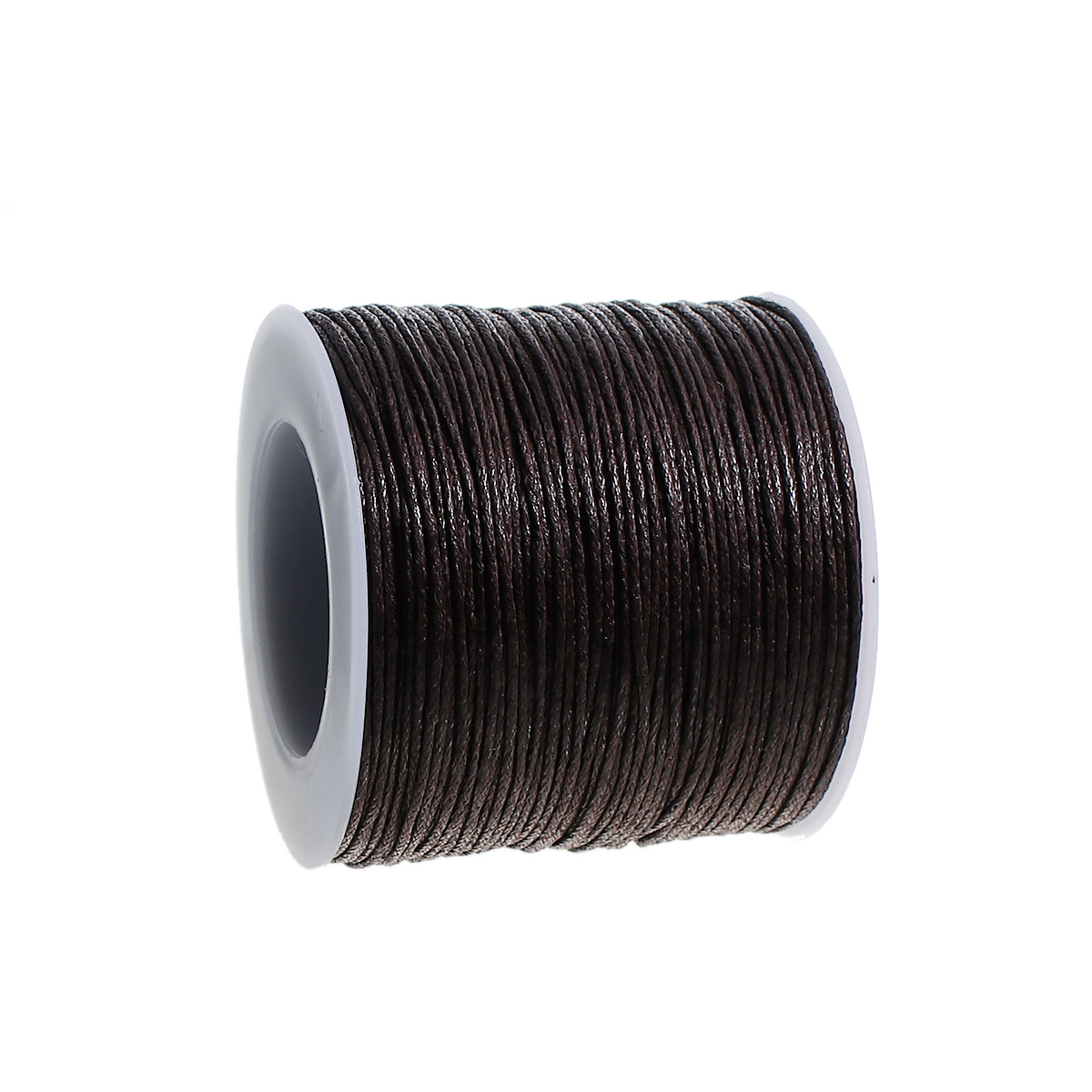 Waxed cotton,  brown, 1mm, role 100yards