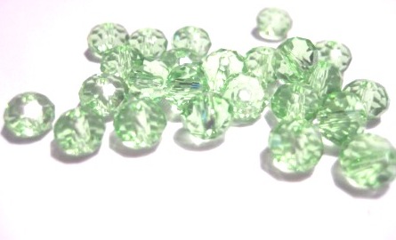 Faceted, green