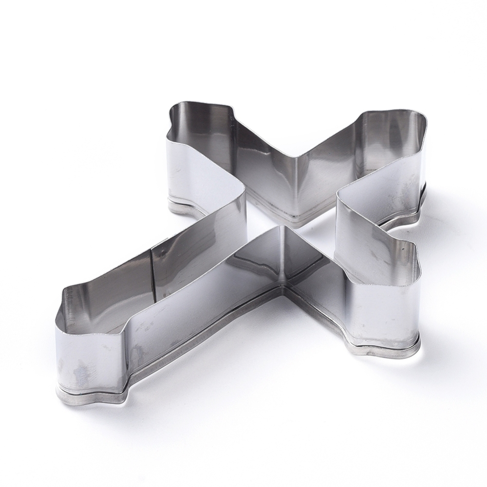 Cookie cutter, stainless steel-  Cross - 3