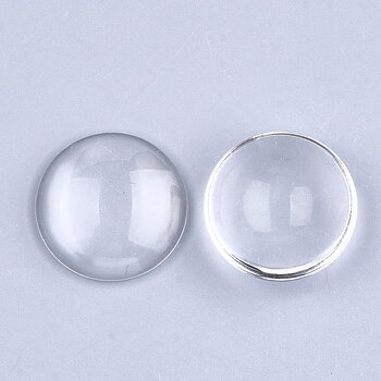 Cabochon i glas - Rund 25mm