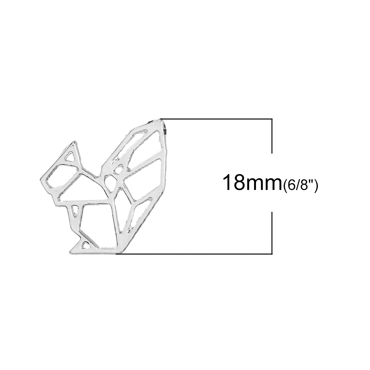 Berlock / Connector -  Origami  Ekorre