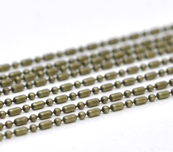 Kulkedja, Oval Brons 1,5mm - 2